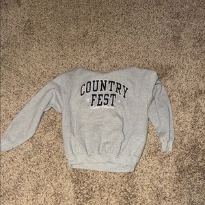 Gildan Gray Crewneck Men's Sweater